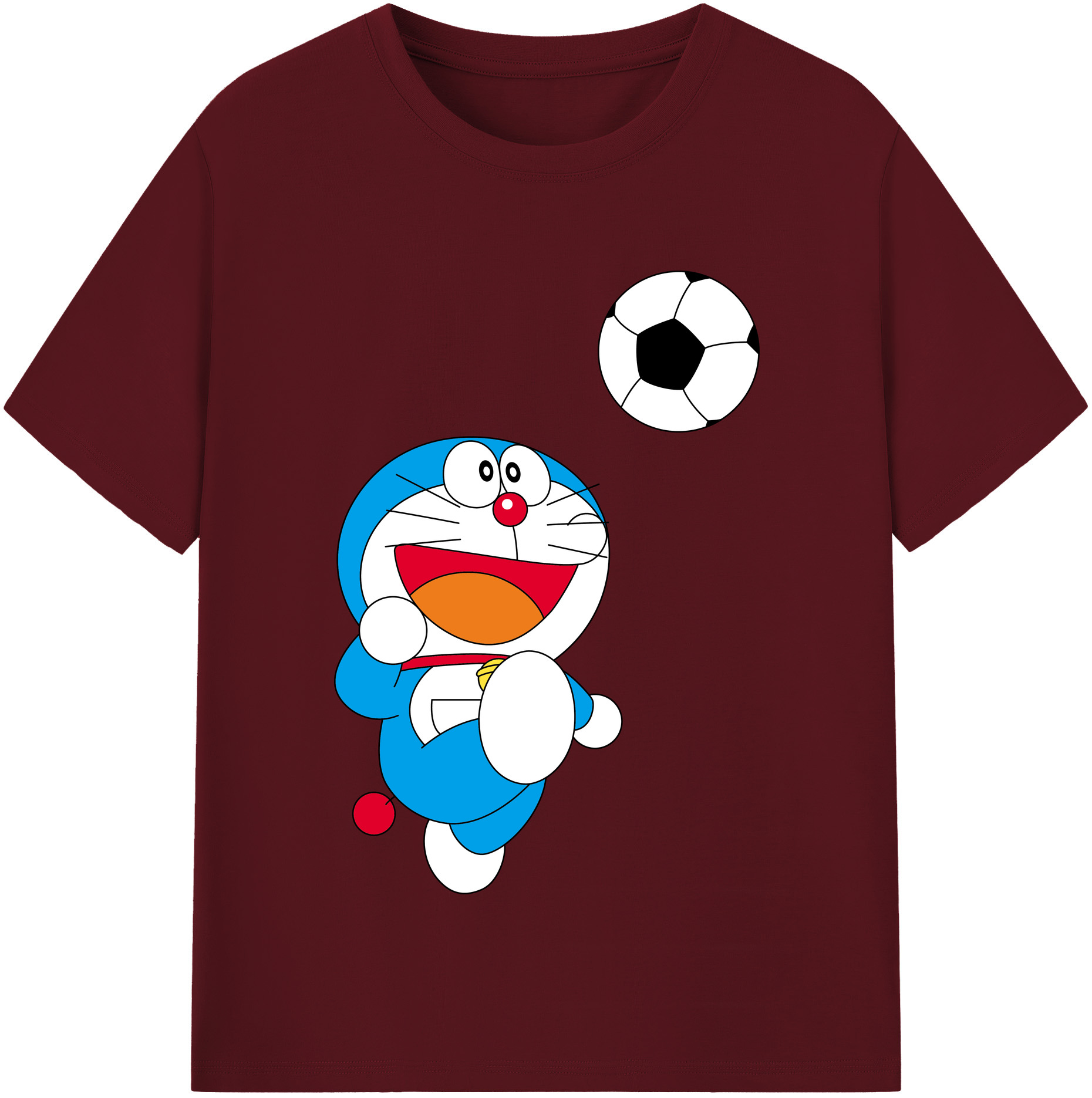 （画像用） ドラえもん Doraemon 綿100％半袖Tシャツ（フロントプリント）
